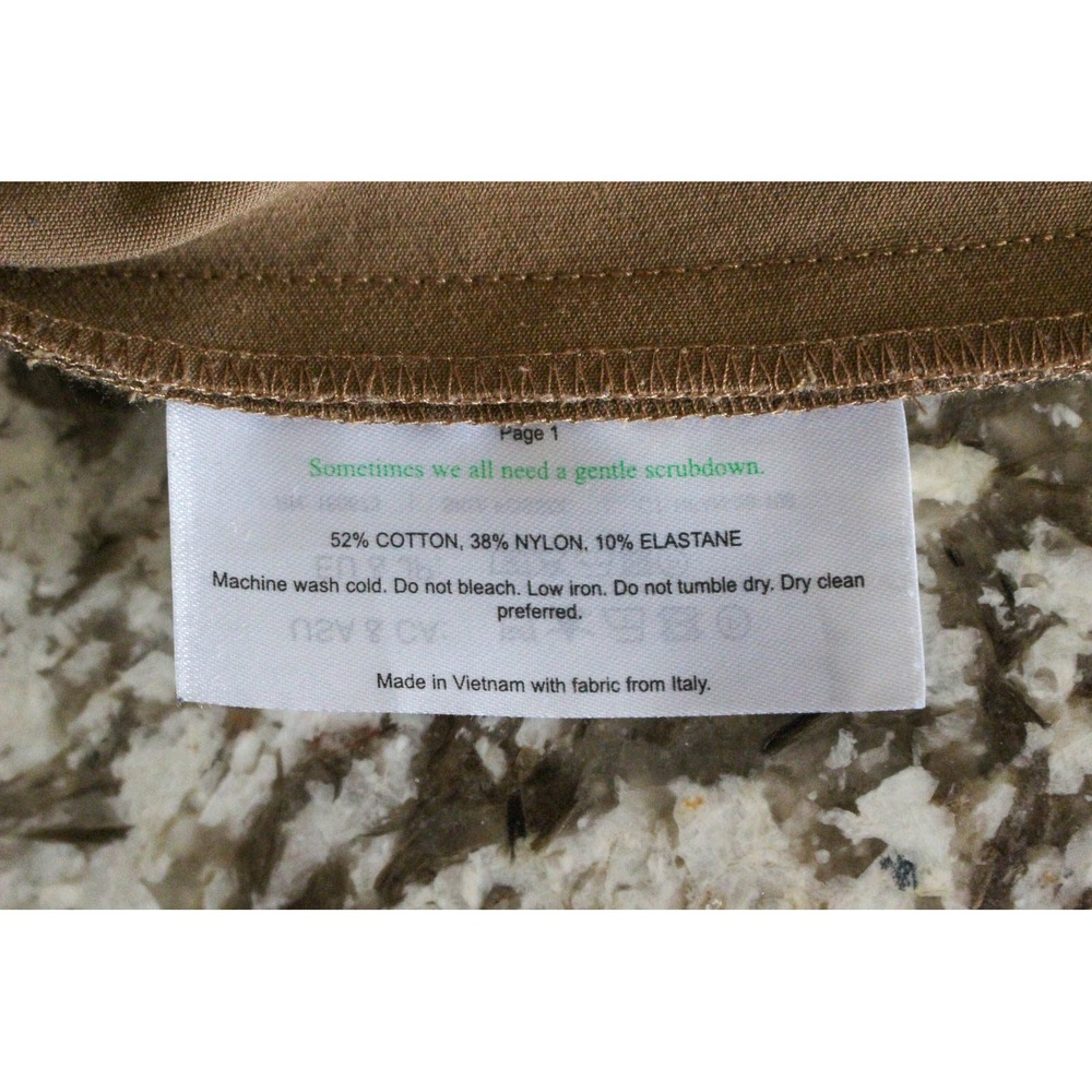 MM.LaFleur Foster Pants Size 4 Brown High Rise Side Zip‎ Slim Straight Trousers - Picture 6 of 7